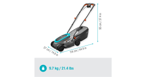 GARDENA Електрическа косачка PowerMax1200/32 G2 