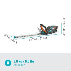 Акумулаторна ножица за жив плет GARDENA ComfortCut 18V P4A комплект с батерия 2.0Ah и зарядно AL 18 V.