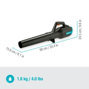 Акумулаторна метла GARDENA PowerJet 18V P4A Solo. Без батерия и зарядно.