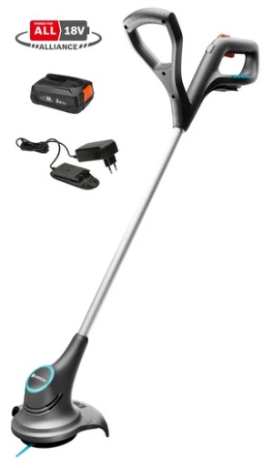 Акумулаторен тример GARDENA  SmallCut  23 см 18V P4A  в комплект с батерия 2.5Ah + зарядно AL 18 V.