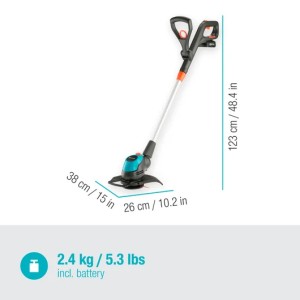 GARDENA Акумулаторен тример EasyCut 23/18V P4A в комплект с батерия 2,0 Ah + зарядно 18 V