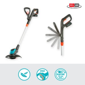 GARDENA Акумулаторен тример EasyCut 23/18V P4A в комплект с батерия 2,0 Ah + зарядно 18 V