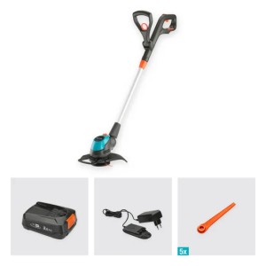GARDENA Акумулаторен тример EasyCut 23/18V P4A в комплект с батерия 2,0 Ah + зарядно 18 V